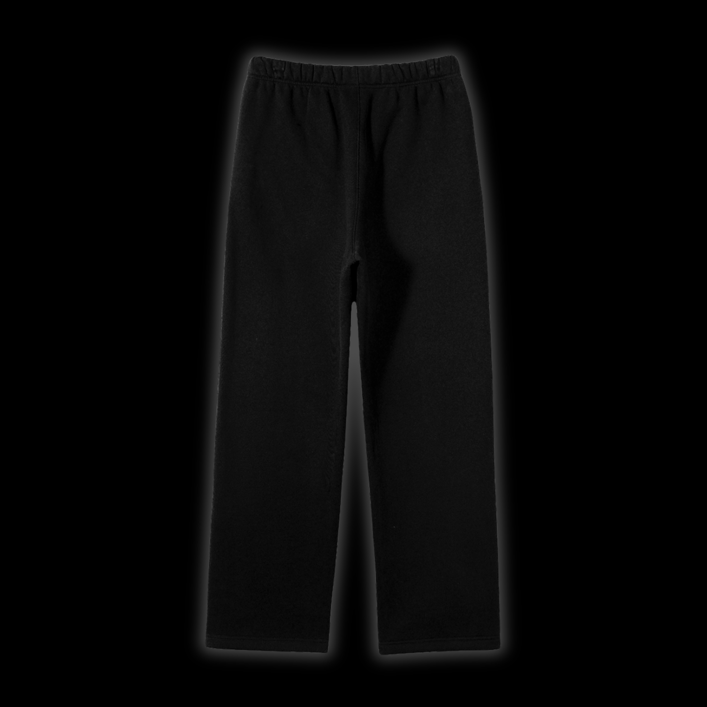 Unisex Solid Color Fleece Straight Leg Pants