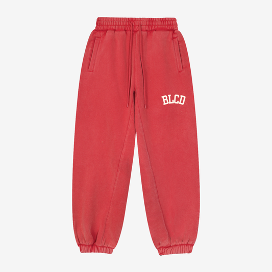 SNOW WASH JOGGER SWEATPANT [RED]
