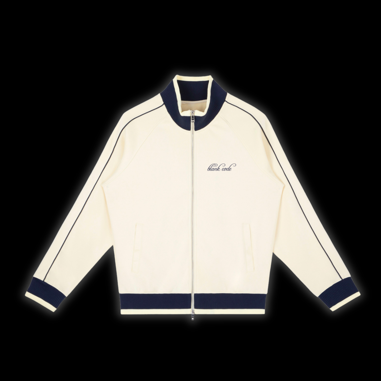 Color Block Raglan Sleeve Zip Track Jacket