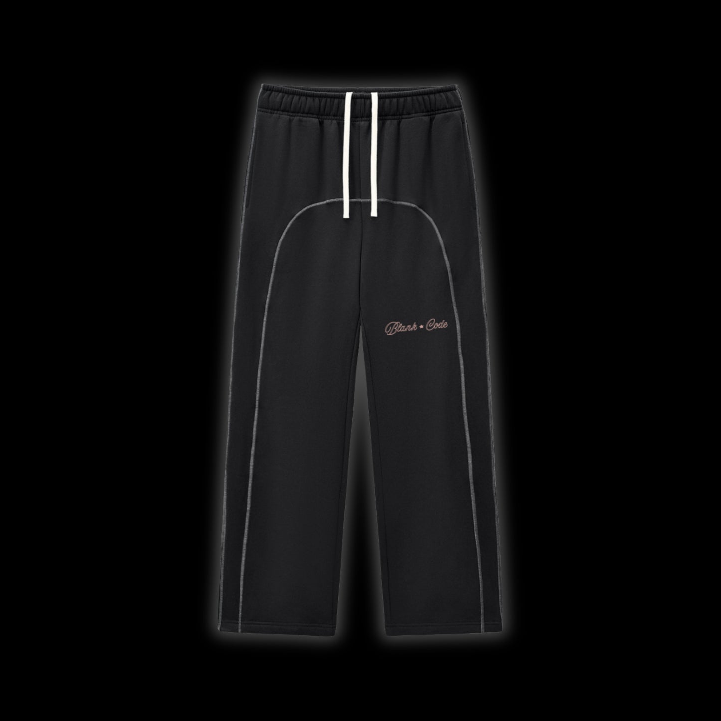 Contrast-Stitched Fleece Sweatpants