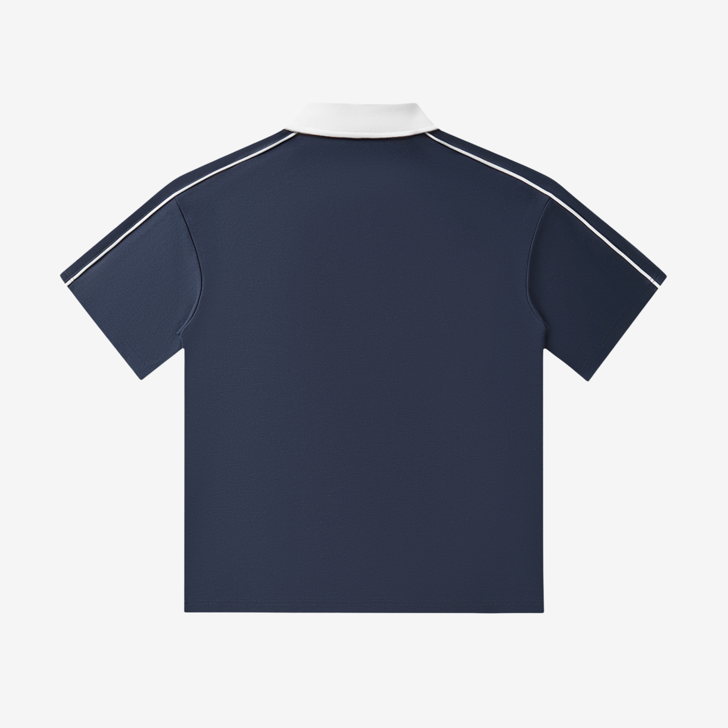 CONTRAST COLLAR POLO [NAVY]