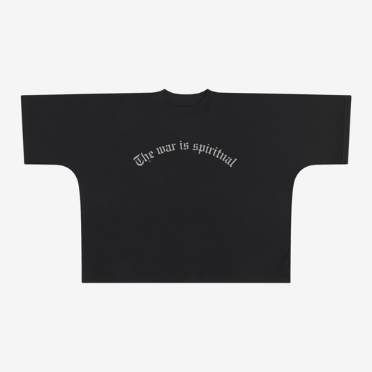 OVERSIZED *ONE-PIECE* HEAVY TEE [BLACK]