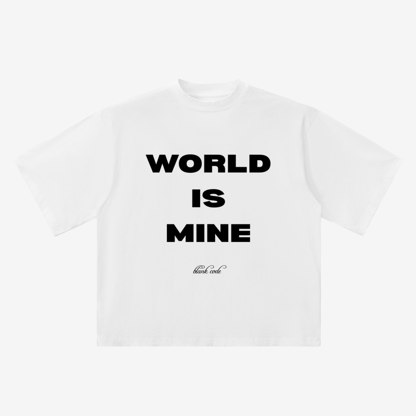 'WORLD IS MINE' TEE [WHITE]