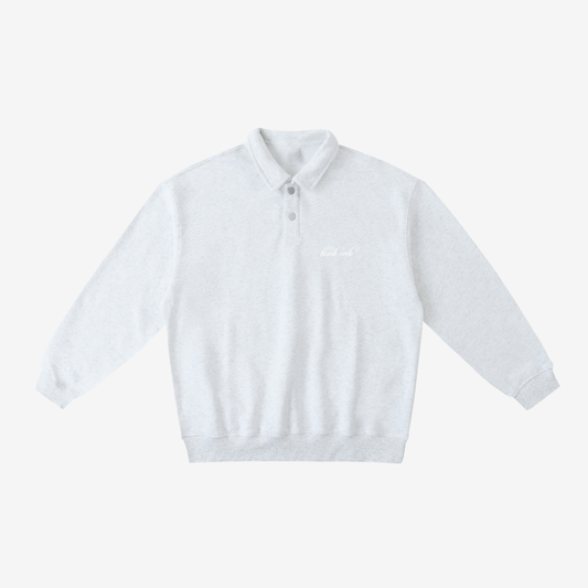 HEAVYWEIGHT POLO-COLLAR [GRAY]