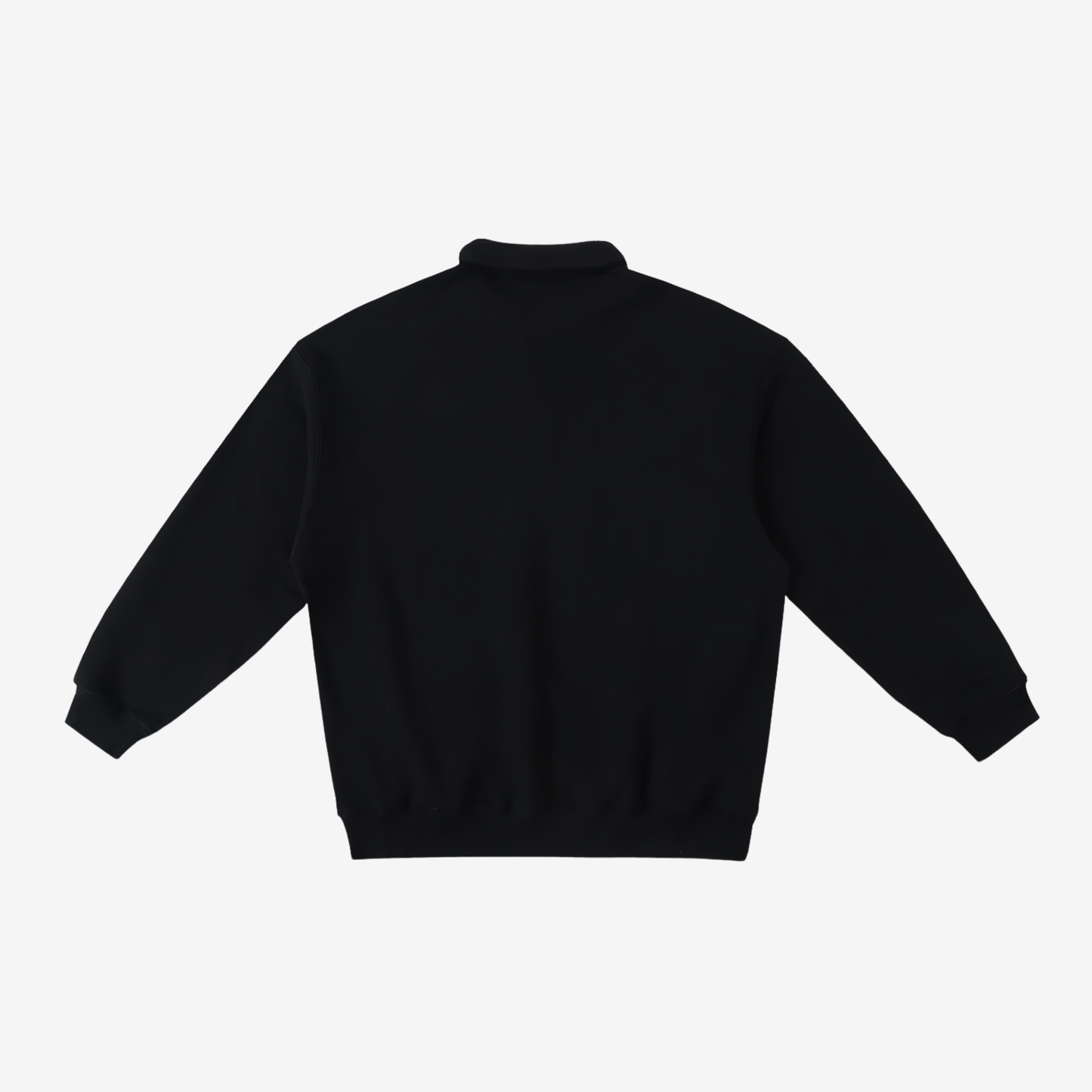 HEAVYWEIGHT POLO-COLLAR [BLACK]