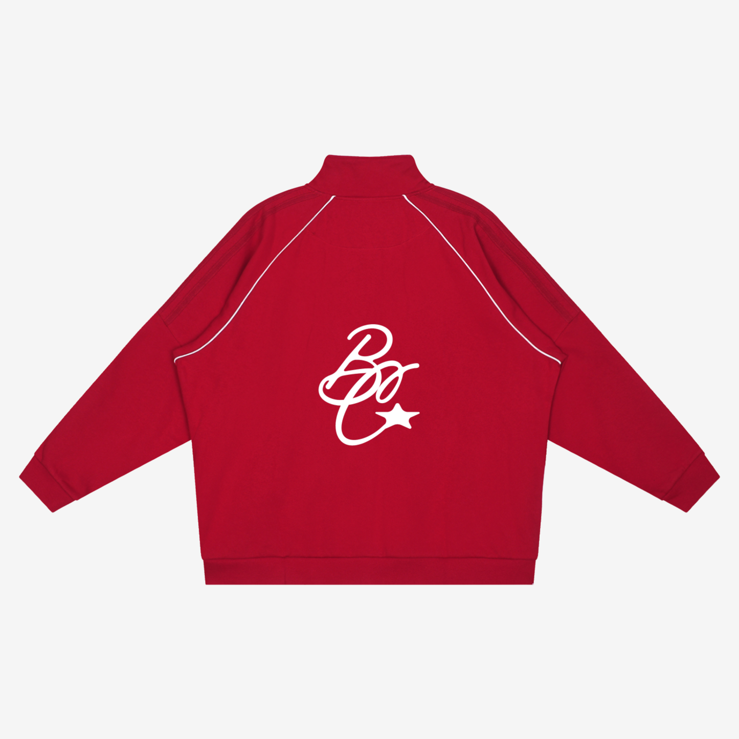 MIDNIGHT REFLECTION-STRIPED JACKET [RED]