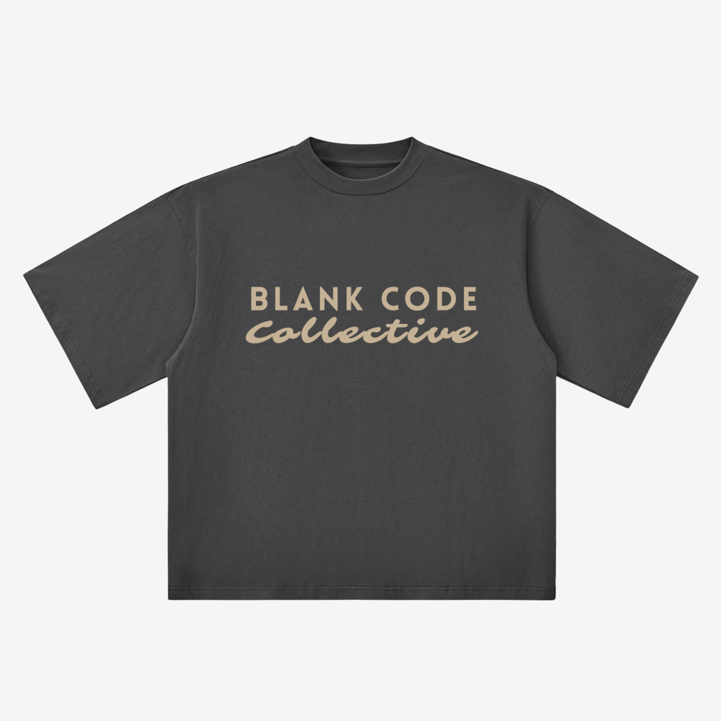 OVERSIZED DROP SHOULDER TEE [DARK GRAY]