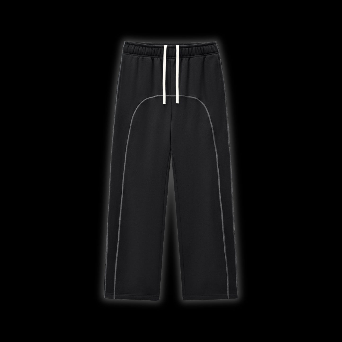 Contrast-Stitched Fleece Sweatpants