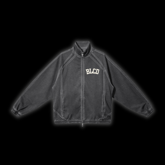 Unisex Vintage Wash Full Zip Mesh Jacket