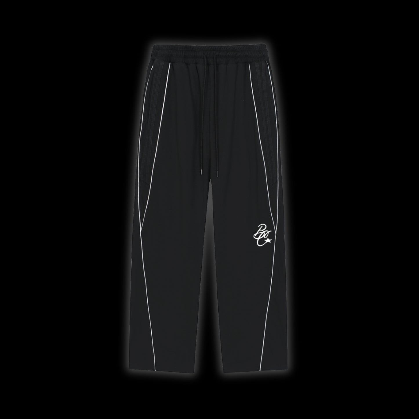 Reflection Striped Straight-Leg Sweatpants