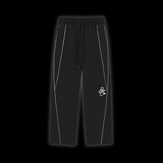 Reflection Striped Straight-Leg Sweatpants