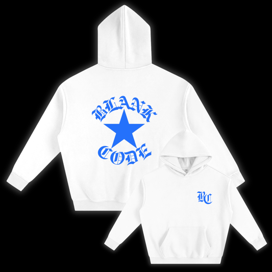 BLU CREST HOODIE [WHITE]