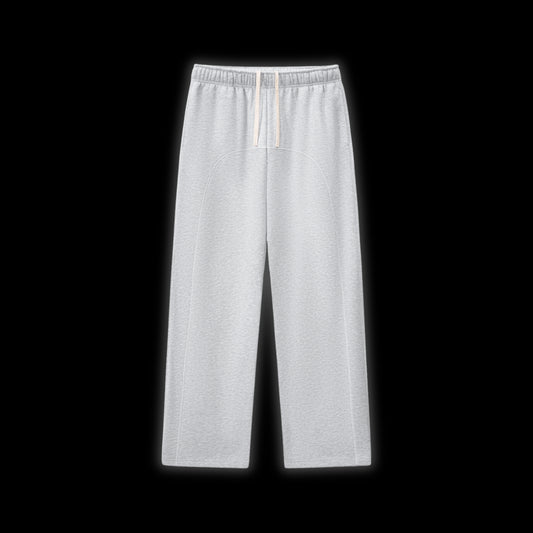 Contrast-Stitched Fleece Sweatpants