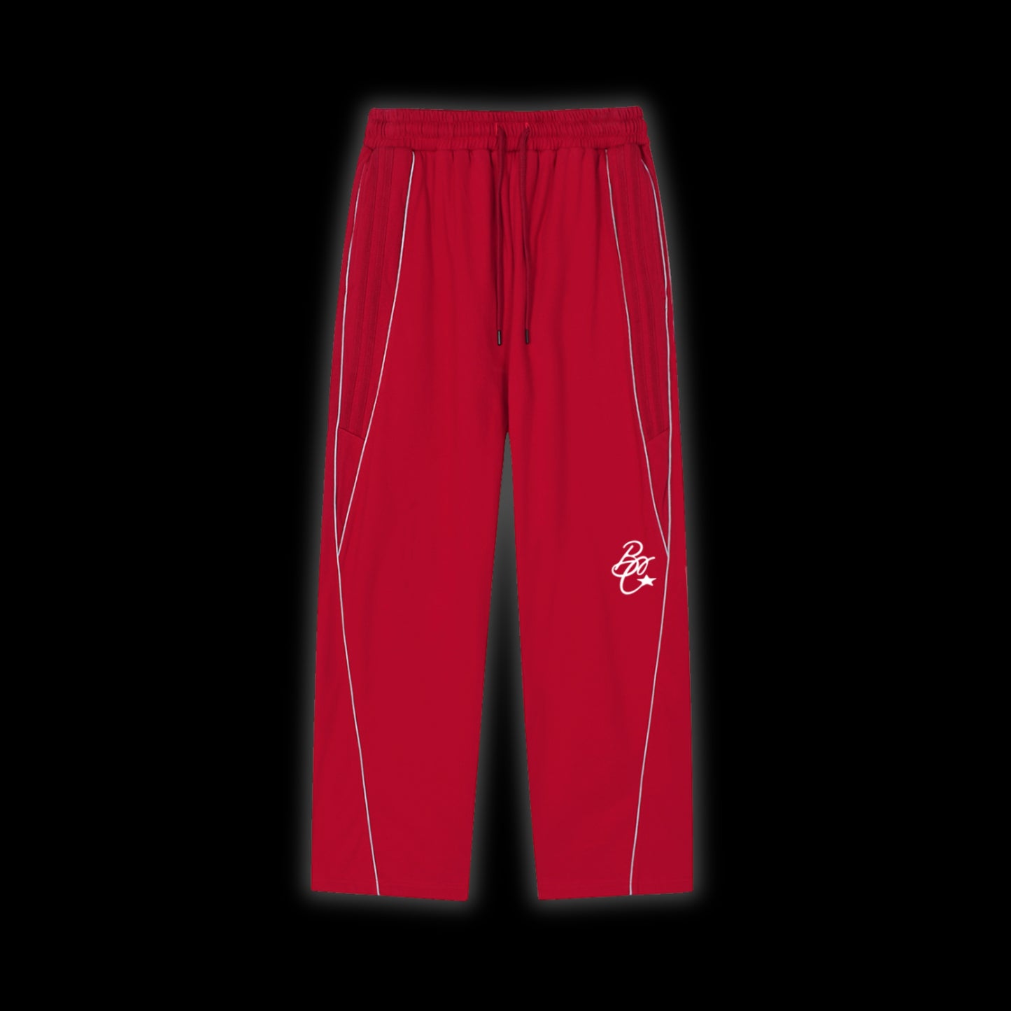 Reflection Striped Straight-Leg Sweatpants