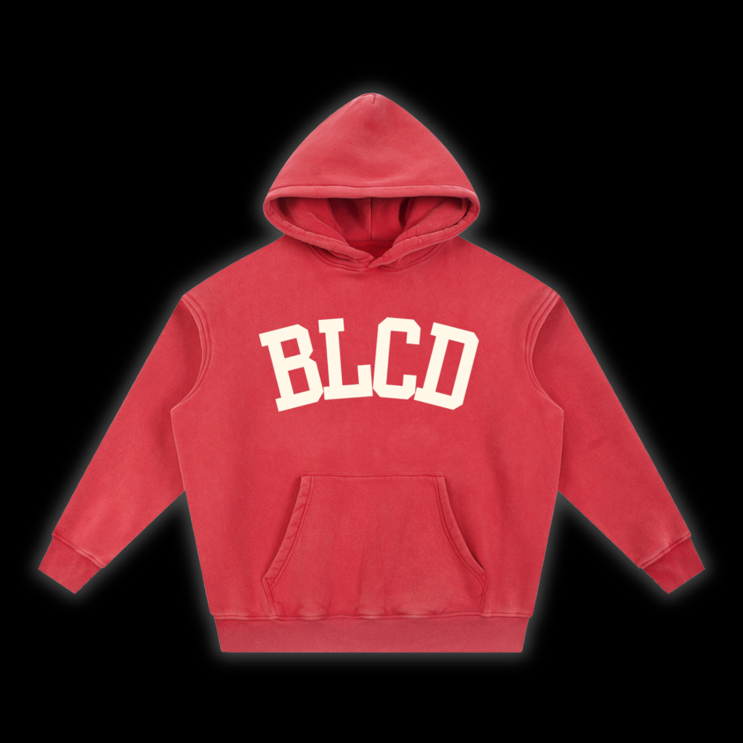 Snow Wash Fleece Oversize Hoodie