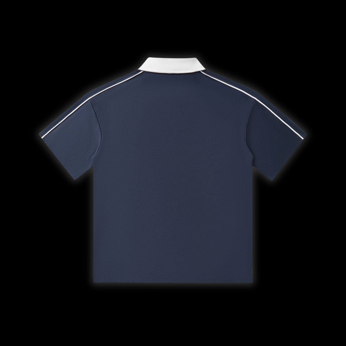 CONTRAST COLLAR POLO [NAVY]