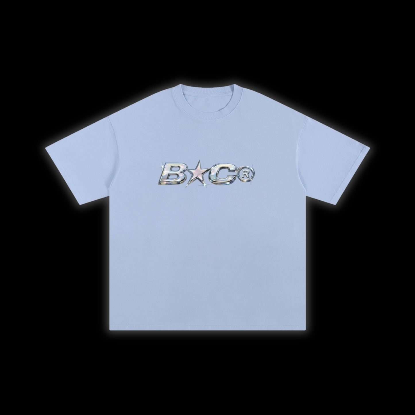 CHROME DRIP TEE [BLUE]