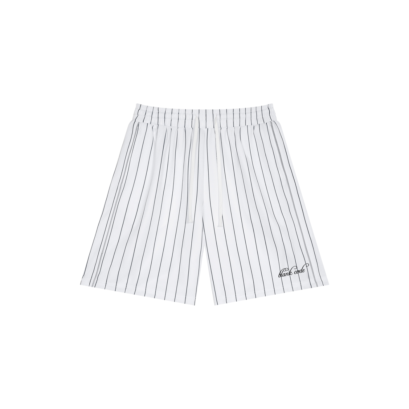 STRIPED LOOSE FIT SHORTS [WHITE]