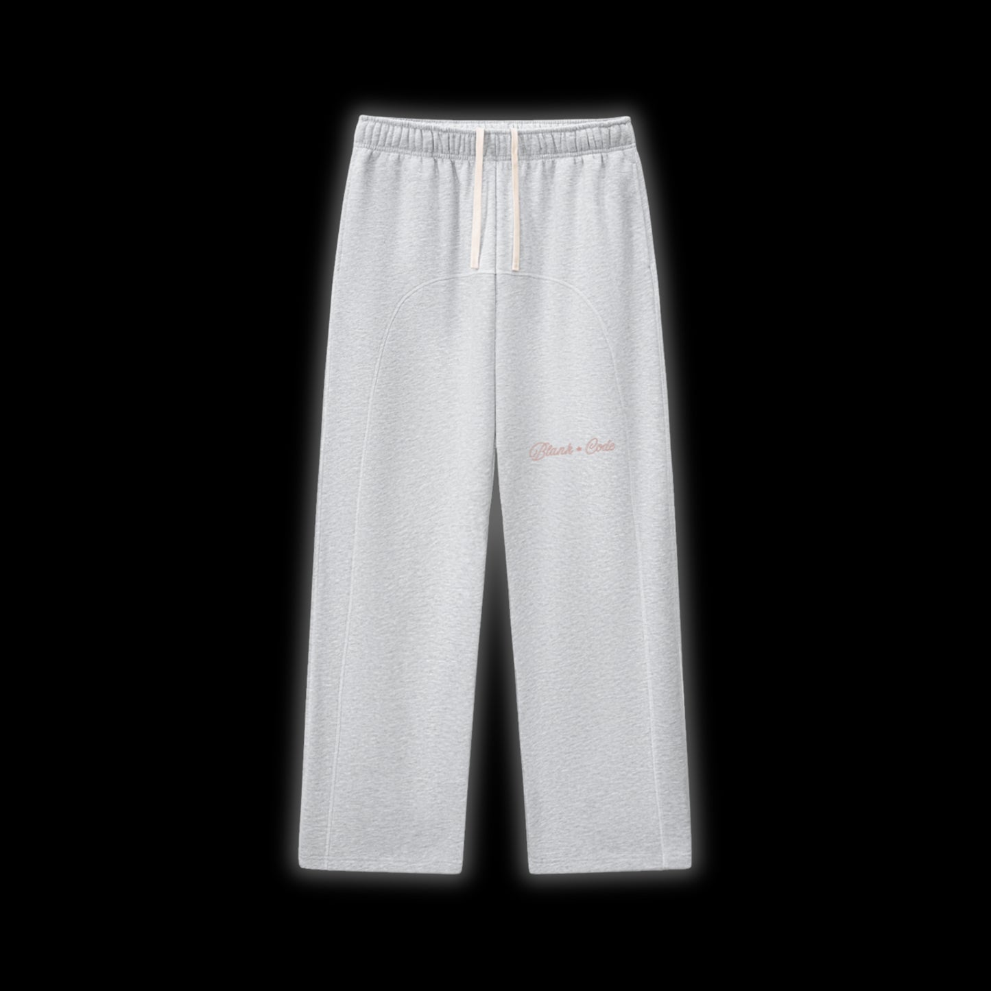 CONTRAST-STITCHED FLEECE SWEATPANT [GRAY]