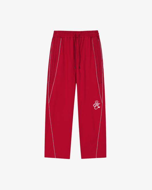 MIDNIGHT REFLECTION-STRIPED SWEATPANT [RED]