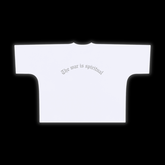 *ONE-STITCH* HEAVY 'MOTTO' TEE [WHITE]