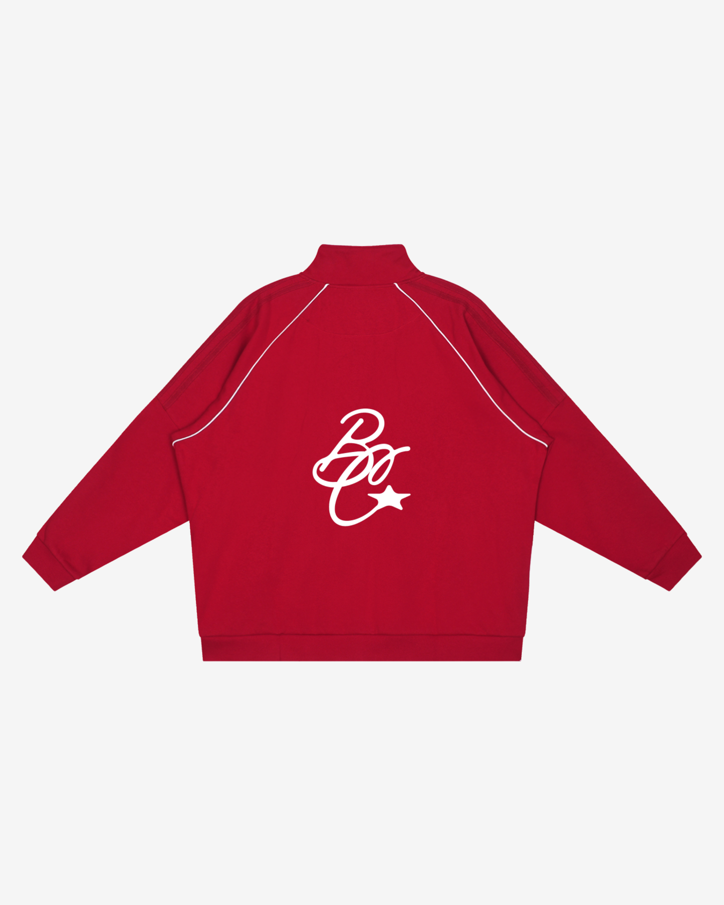 MIDNIGHT REFLECTION-STRIPED JACKET [RED]