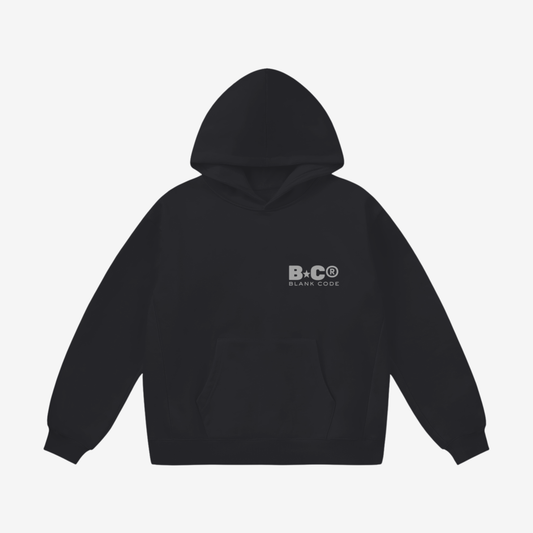 DAILY-CODED HOODIE [BLACK]