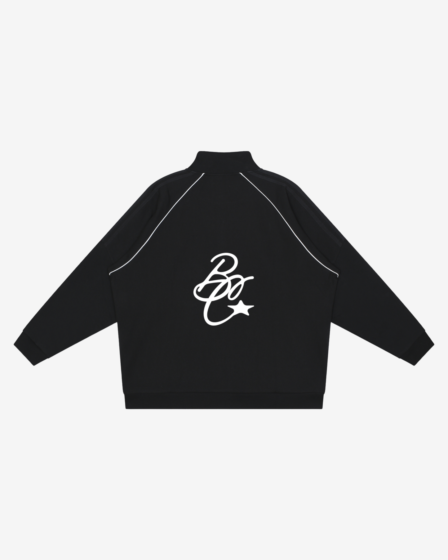 MIDNIGHT REFLECTION-STRIPED JACKET [BLACK]