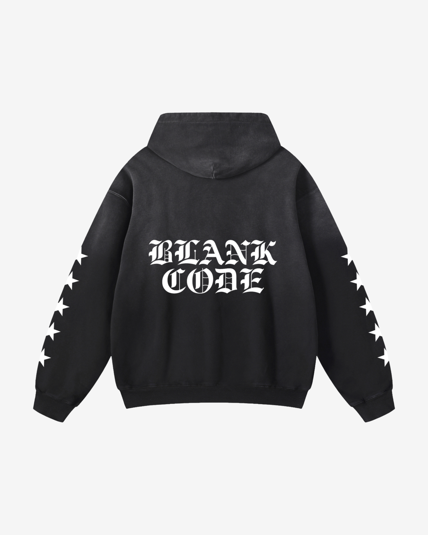 STAR-FADE HOODIE [BLACK]