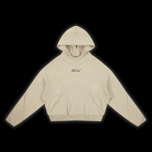Curved Panel Raglan Hoodie