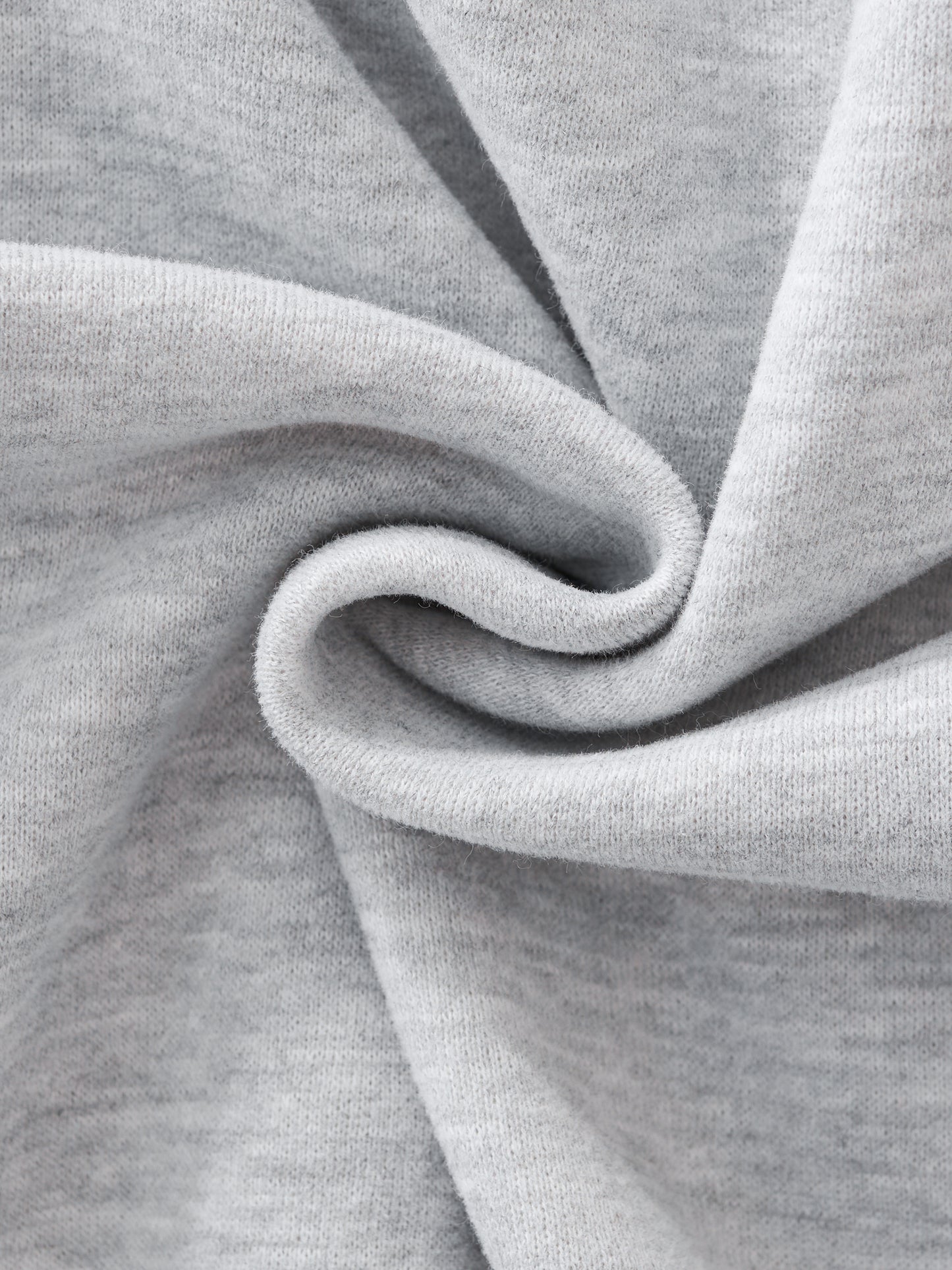 CONTRAST-STITCHED BOXY HOODIE [GRAY]