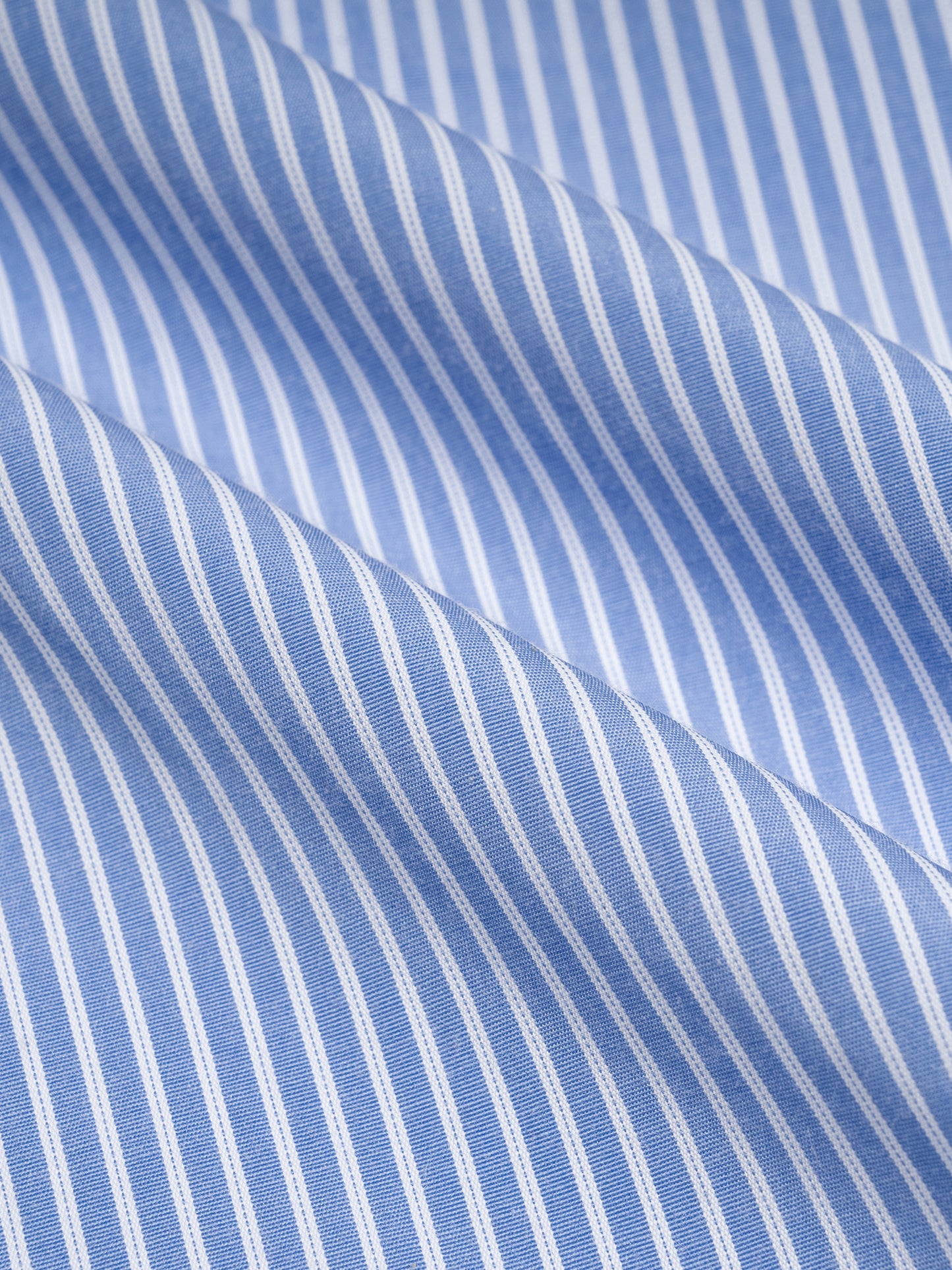 VERTICAL STRIPE DRAWSTRING BARREL PANTS [BLUE]
