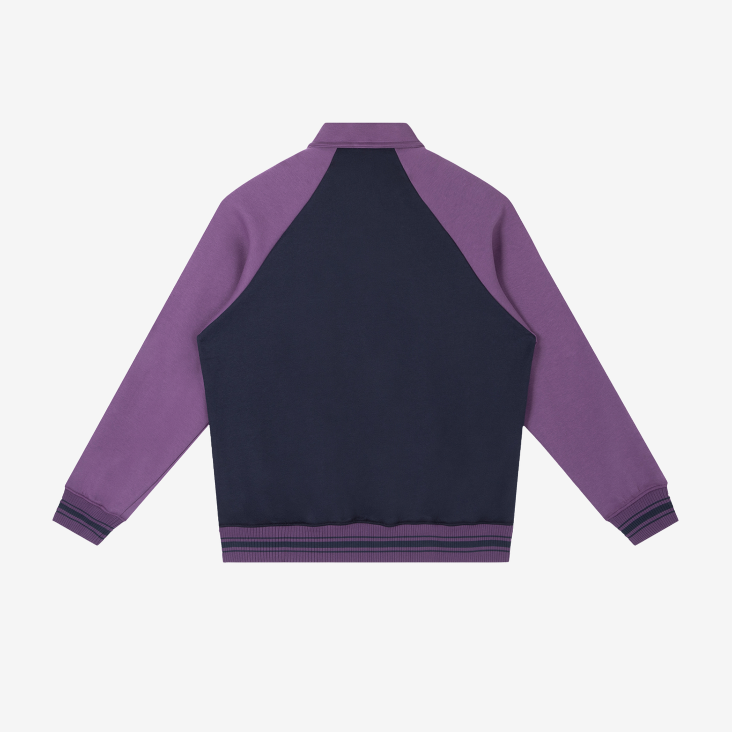 LUXURY VARSITY JACKET [NAVY/PURPLE]